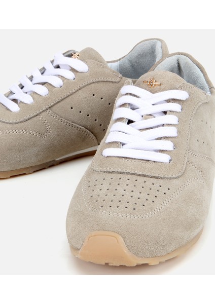 01AYH306480A310 KADIN Süet Deri Bej Spor Ayakkabı modelleri