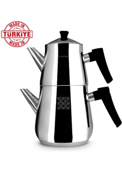 Paslanmaz Çelik Çaydanlık 2,0 Lt Polisaj Dış Yüzey Çok Renkli fiyatları