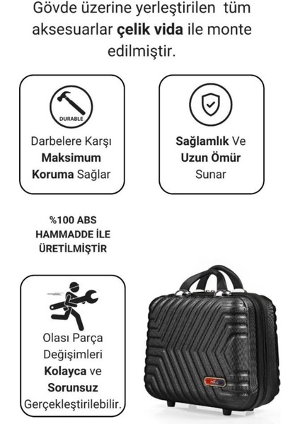 Şık Siyah Makyaj ve El Çantası, Zarif ve Kullanışlı Tasarım fiyatları