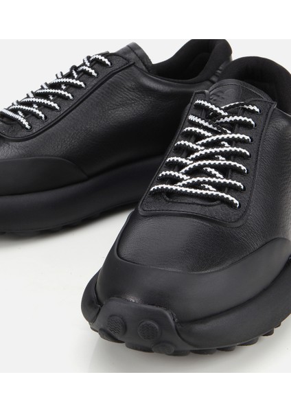 02AYH311320A100 ERKEK Deri Siyah Yumuşak Dokulu Spor Ayakkabı modelleri