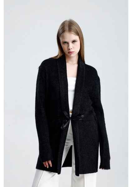 Önü Kurdele Bağlamalı Şal Yaka Hırka fiyatları