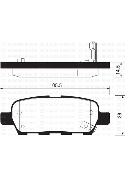 Arka Fren Balata Nıssan X-Traıl 2.0l QR20 T30 01-07
