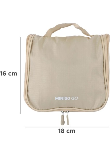 Haki Renkli Minigo Serisi Kozmetik Çantası, Şık ve Pratik Seyahat Aksesuarı