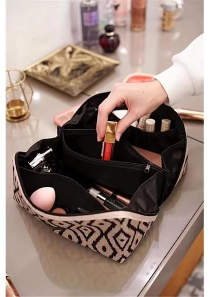 Renkli Seyahat Makyaj Çantası, Düzenleyici ve Organizer, Çok Renkli, Şık ve Pratik modelleri