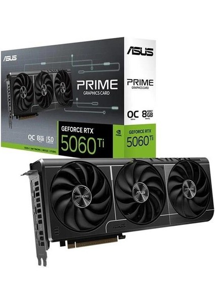 8GB PRIME RTX5060TI-O8G GDDR7 128bit HDMI DP PCIe 5.0