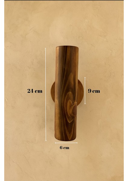 Masif Ahşap Yansıtma Tasarımlı Çift Yönlü Salon Hol Cafe Otel Duvar Aplik Avize fırsatları