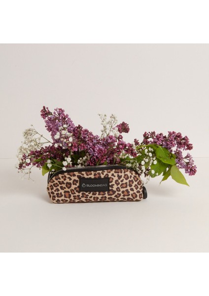 Renkli Leopar Makyaj ve Kalem Çantası, Şık ve Kullanışlı Saklama Alanı