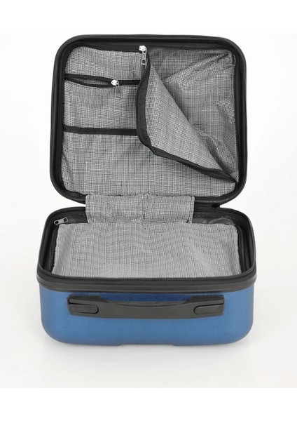 Şık Mavi Mini Makyaj Çantası, Pratik ve Hafif Tasarım fırsatları