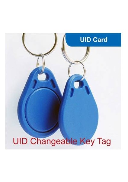 Uıd Yazılabilir Rfid Mifare Uıd R/w 13.56MHZ. Mifare Sistemler Için 10 Adet Kart. fiyatları