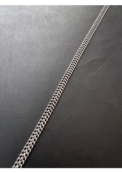 4 mm 21 cm Hasır Model Erkek Gümüş Bileklik fiyatları