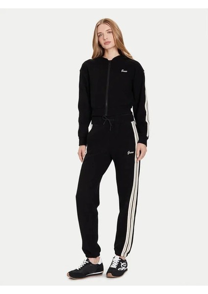 Muriel Kadın Siyah Aktif Yün Karışımlı Sweatshirt V5BQ17KCX52-JBLK