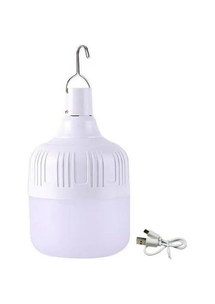 USB Şarjlı, 30 Watt, 3 Işık Modlu Beyaz Işık, Taşınabilir Kamp, Piknik, Bekçi, Balıkçı, Çadır Ampulü fiyatları
