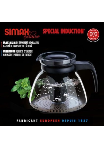 Renkli Viola Demlik, 1,5 Lt, Indüksiyon Uyumlu, 170X147 mm modelleri