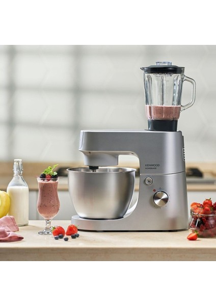 Gri Homebake Plus Mutfak Şefi Stand Mikser 1400W 5l Kh H01.120S