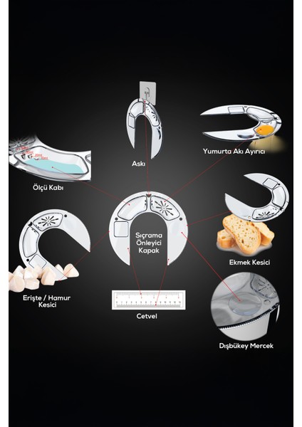 1800W Mutfak Şefi, Döküm Stand Mikser, Güçlü ve Şık Kırmızı Renkli Ürün fırsatları