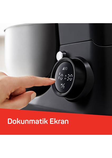 5l Kapasiteli Stand Mikser, 3 Aparat, 1500W, Siyah, Çok Fonksiyonlu fırsatları
