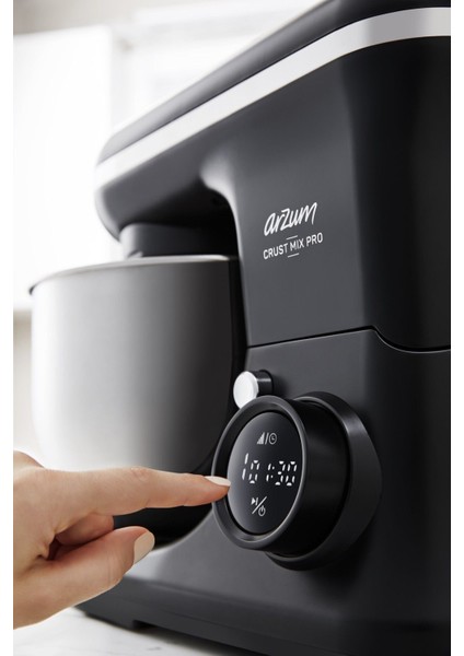 Dijital Ekranlı 5 Lt Stand Mikser, Şık Siyah Renkli Çok Işlevli Mutfak Aleti fiyatları