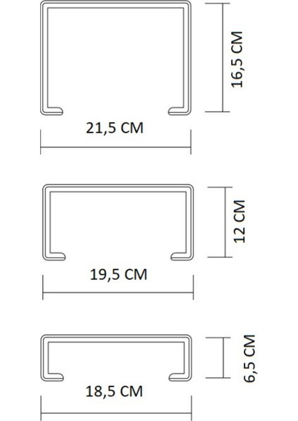 6 Parça Pleksi Beyaz Kademeli Ayakkabı Rafı & Ayakkabı Teşhir Standı & Organizer Raf indirimleri