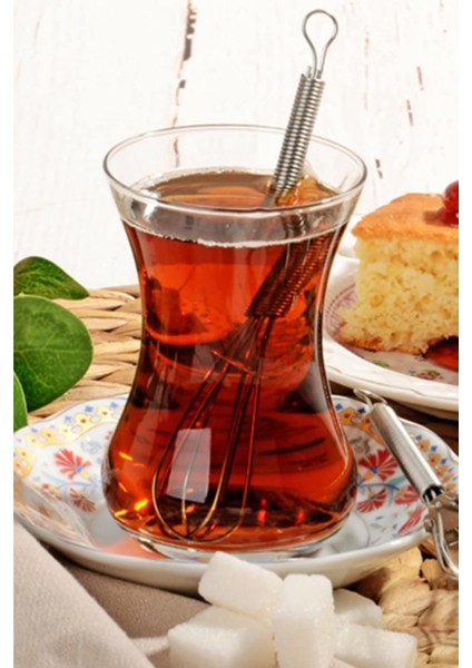 12 Adet Paslanmaz Çelik Yaylı Küçük Boy Yumurta Çırpıcı, Çay Kahve Karıştırma Aparatı