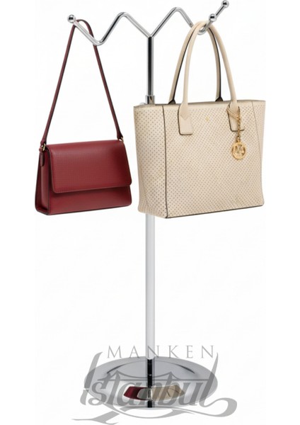 Ayarlanabilir Krom Kaplama Çanta Standı modelleri