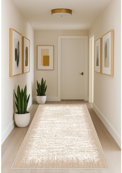 Krem Dijital Baskı Salon Halısı Kaymaz Tabanlı Yıkanabilir Halı Yolluk fiyatları