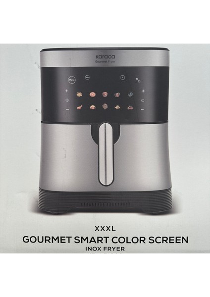 Yüksek Hacimli Dijital Airfryer, 10 Fonksiyon, Geniş Hazne, Siyah Renk