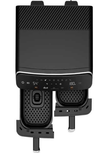 Iki Hazneli Az Yağlı Fritöz, Şık ve Kullanışlı Siyah Tasarım fiyatları