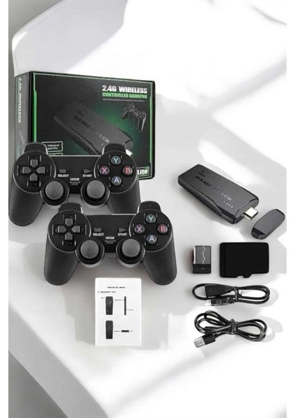 Sepetim Gaming Atari 2.4g Uyumlu Kablosuz Çift Kol Game Stick indirimleri