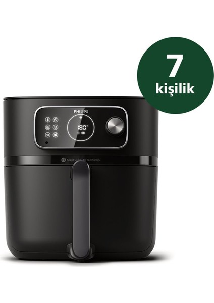 Geniş Kapasiteli Akıllı Hava Fritöz, Siyah Renkli, Çok Işlevli, Kolay Kullanım fiyatları