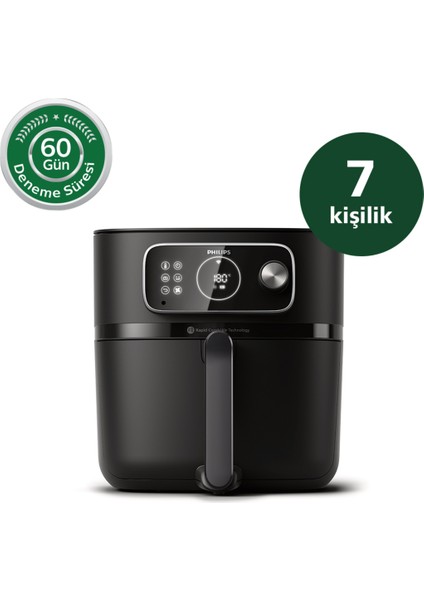 Airfryer 7000 Serisi Xxl Connected, 2 Kg, 8.3 L Kapasiteli, Siyah