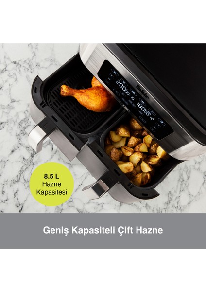 Siyah Sıcak Hava Fritözü, Sağlıklı ve Pratik Yemek Seçeneği fiyatları