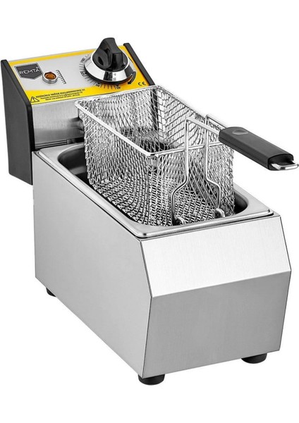 3 Lt Elektrikli Metal Fritöz, Sağlıklı ve Pratik Kullanımlı Ev Aleti