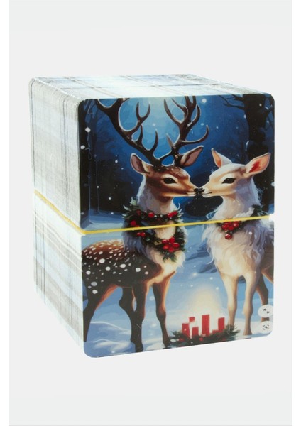 Sepetim Yılbaşı Bileklik Kartı 200 Adet-Lacivert