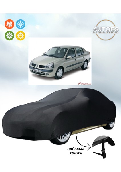 Renault Symbol 1 Sedan 2002 Model Araba Brandası,oto Branda Alttan Bağlantı Tokalı Siyah