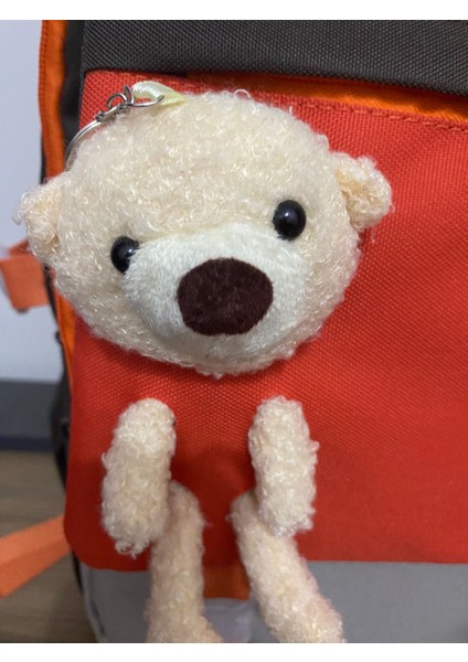 Peluş Ayıcık Detaylı Kız ve Erkek Çocuk Kore Sırt Çanta