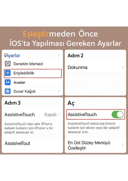 Akıllı Dokunmatik Kontrollü Bluetooth Kulaklık – Uzaktan Video Kaydırma & Fotoğraf Çekme