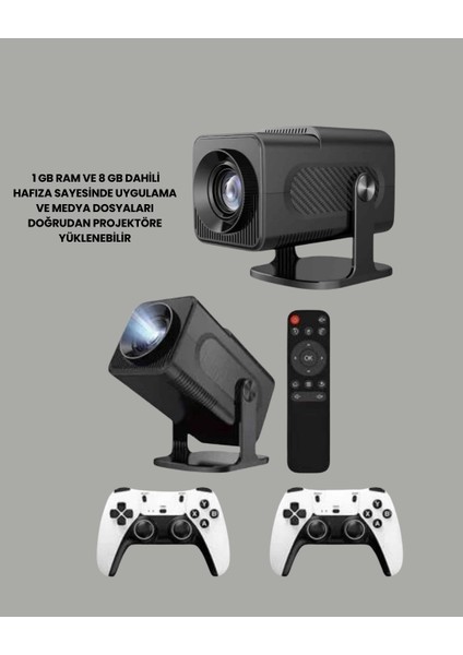Wifi6 ve Bluetooth 5.4 Destekli LED Projektör - HCS350PRO modelleri