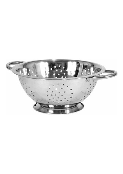 Paslanmaz Çelik Makarna Süzgeci 28 cm (Ms-28)