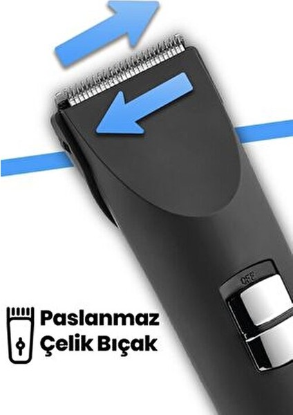 GM-7135 Şarjlı Saç Kesme Makinesi