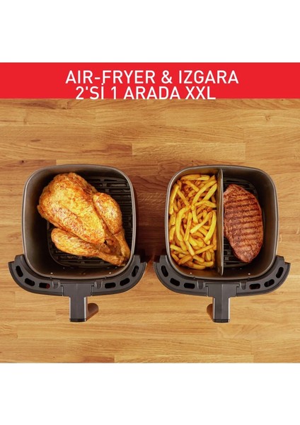 6,5 Litre Kapasiteli Yağsız Fritöz ve Izgara Seti, Siyah, Pişirme Kağıdı Hediye fiyatları