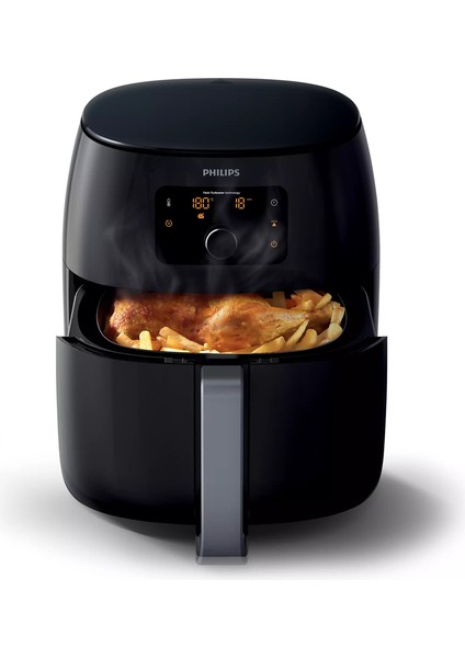 Büyük Kapasiteli Hava Fritözü, Beyaz Renk, Sağlıklı ve Pratik Kullanım Sağlar. fiyatları