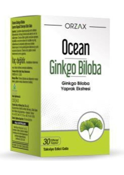 Ginkgo Biloba 30 Kapsül