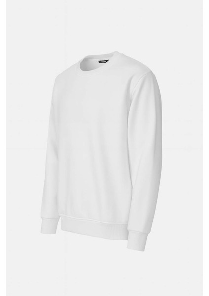 O Yaka 3 Iplik Şardonlu Ekru Erkek Sweatshirt 5012 fiyatları