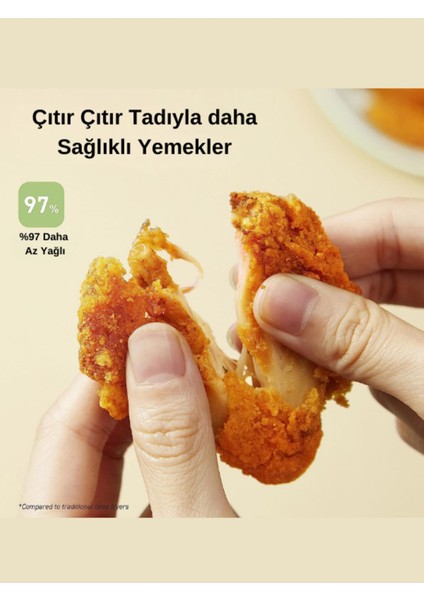 5.5l Dijital Hava Fritözü, 6 Program, Sağlıklı ve Kullanışlı Mutfak Cihazı