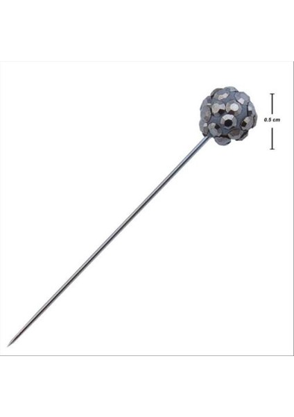 Depomix Eşarp Iğnesi-Gri