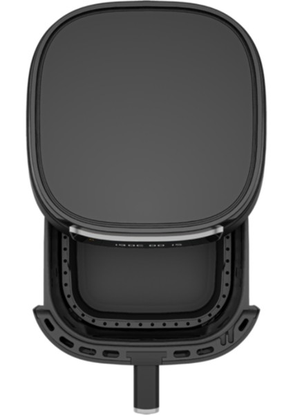 Yüksek Kapasiteli Yağsız Fritöz, Cam Sepet, 9 Otomatik Program, LED Ekran, Siyah indirimleri