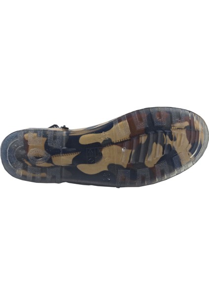 Erkek Kamuflaj Desenli Su Geçirmez Kısa Lastik Bot – Fermuarlı Bahçe ve Yağmur Ayakkabısı fırsatları
