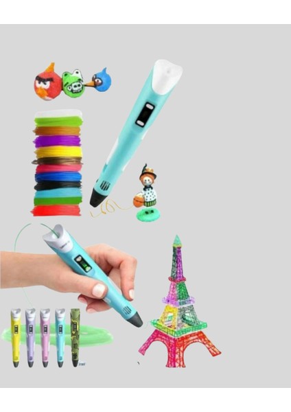 Üç Boyutlu 3D Yazıcı Kalem Abs ve Pla Uyumlu indirimleri