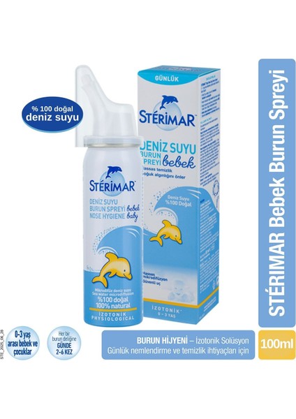 Burun Spreyi Nose Hygiene Bebe 100 ml