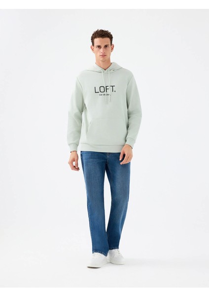 Regular Fit Açık Yeşil Erkek Sweatshirt LF2041153 fiyatları